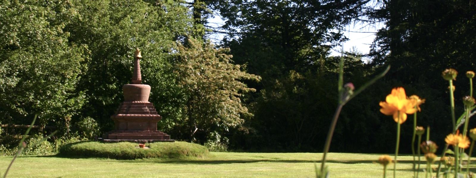 Stupa at Tiratanaloka